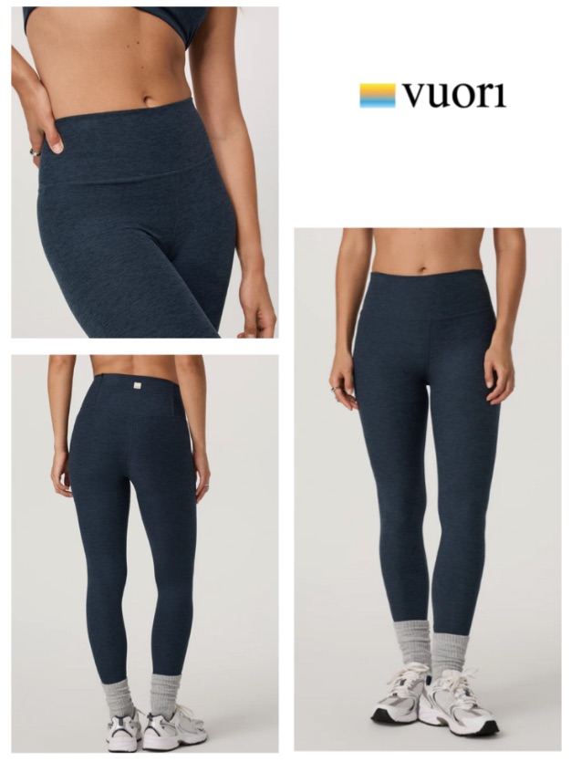 Vuori Clean Elevation Legging In Midnight Heather